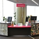 Bornes d acceuils de la bibliothèque meriadeck à bordeaux