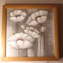 Cadre en bois pour les tableaux de la salle à manger