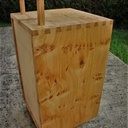 Chariot/rack à bûches.