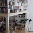 Mezzanine bibliothèque atelier