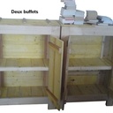 Buffets en bois de volige