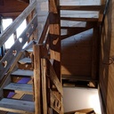 Panel escaliers en vieux bois