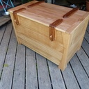 Coffre en Chêne blanc et chêne noir