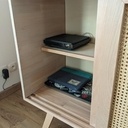 Petit meuble cannage hetre