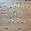 Deux petits coffres en tilleul sculptés au couteau