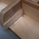 Mini chariot avec butée d’arrêt pour scie sous table