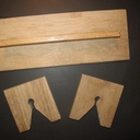 Petit banc en chêne massif