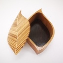 Boîte feuille à bijoux