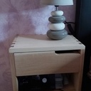 Chevets en frênes et chêne