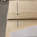 Support pour placage de chants