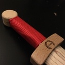 Glaive en damas … de contreplaqué