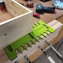 Gabarit queues droite queues d'aronde