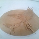 Médaillon aux perroquets