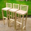 4 Chaises hautes