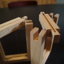 Cadre photo réversible en queues d'aronde