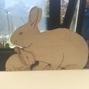 Table a langer lapin