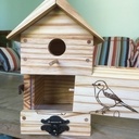 Vue plongeante sur le nid (histoire de vérifier qu'il y qqch ou non)