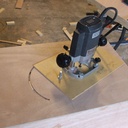 Réalisation de l'évidement circulaire pour la cocotte-minute