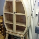 Bibliothèque en palette