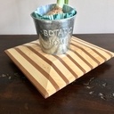 Objet Bois Non Identifié ou sous-pot ou socle de lampe