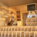 Aménagement d'une épicerie itinérante Vrac & Bio