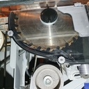 Carter pour aspiration copeaux pour lurem optal ou maxi 26 plus