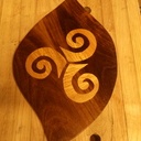 Essai d'incrustation à la scie à chantourner mais pas top