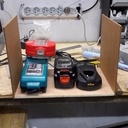 Rangement chargeur batteries perceuse-visseuse a choc