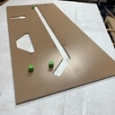 Gabarit raccord plan de travail