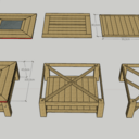 Autour d'une dalle d'ardoise