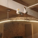 Lustre en bois flotté