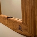 Miroir en bois rustique