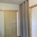 Porte coulissante sapin