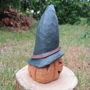 Sculpture bois- citrouille