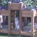 Bac a fleurs en lame de terrasse (2016)