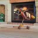 Un gland en skate