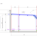 Un abri à bois en bois