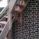 Escalier 1/4 tournant droite  2016,  Pin Douglas