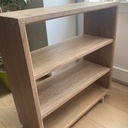 Etagère de cuisine à queues d'arondes en onglet (à la main)