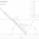 Rabot de finition en noyer