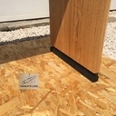 Bureau compact Chêne et fer