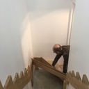 Escalier pour descendre au sous sol