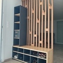 Meuble d'entrée et Claustra