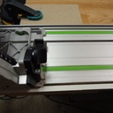 Cadre étagère avec la butée de positionnement de rail