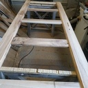 Porte coulissante en orme