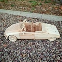 Citroën DS en bois de palette
