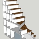 Escalier bibliothèque