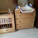 Commode avec table à langer