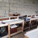 Aménagement scie radiale