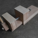 Etau à débrayage automatique en bois - Quick release.